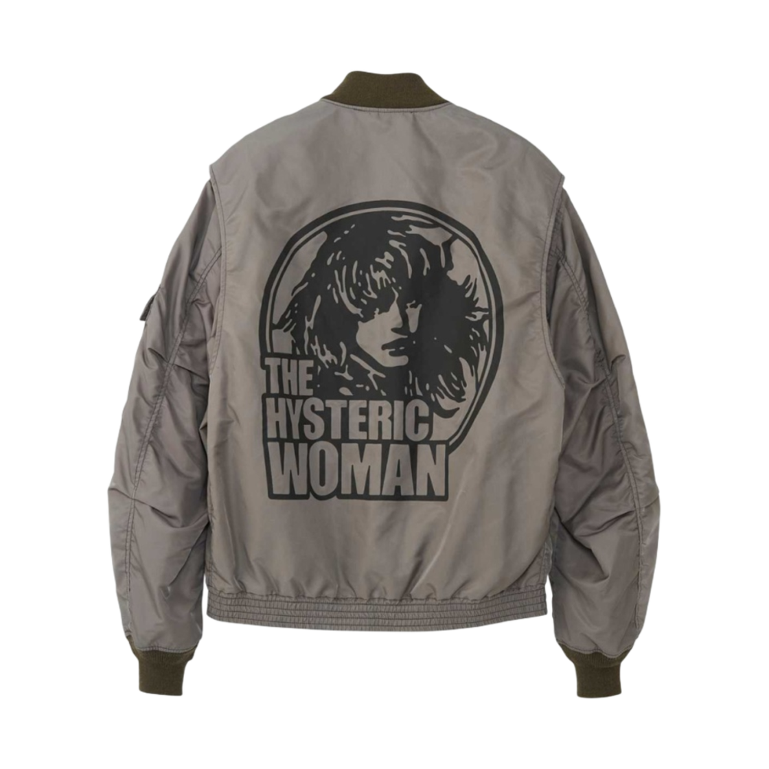 (W) 히스테릭 글래머 더 히스테릭 G-8 WEP 자켓 그레이((W) Hysteric Glamour The Hysteric G-8 WEP Jacket Gray) - 2