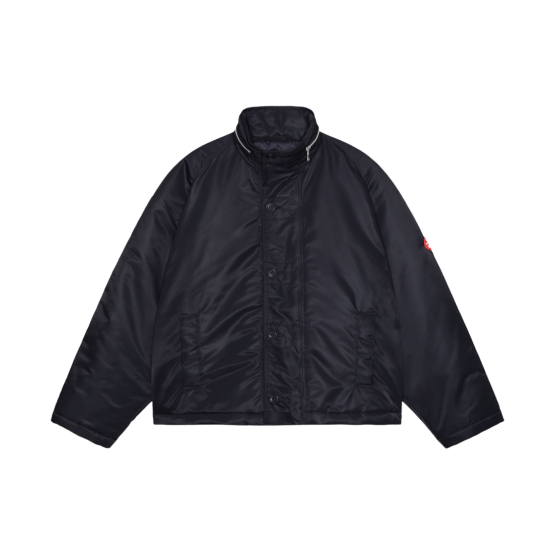 - Cav Empt Nylon Twill Warm Jacket Black - 23FW