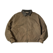 Kapital Cotton Oil Coating T-Back Drizzler Jacket Khaki