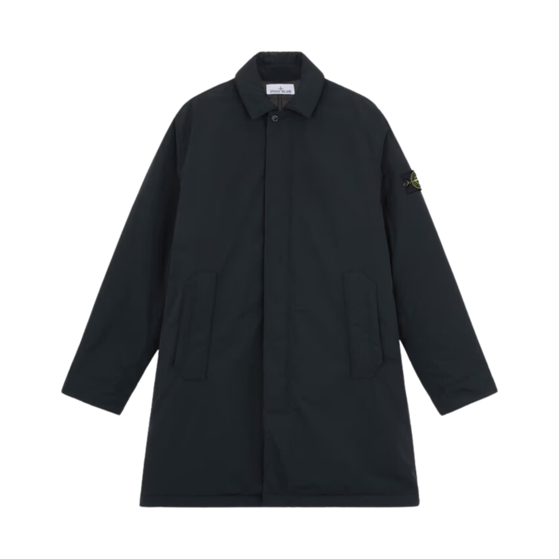 811570626-V0020 Stone Island 70626 Poylester Micro Twill Car Coat Navy Blue - 24FW