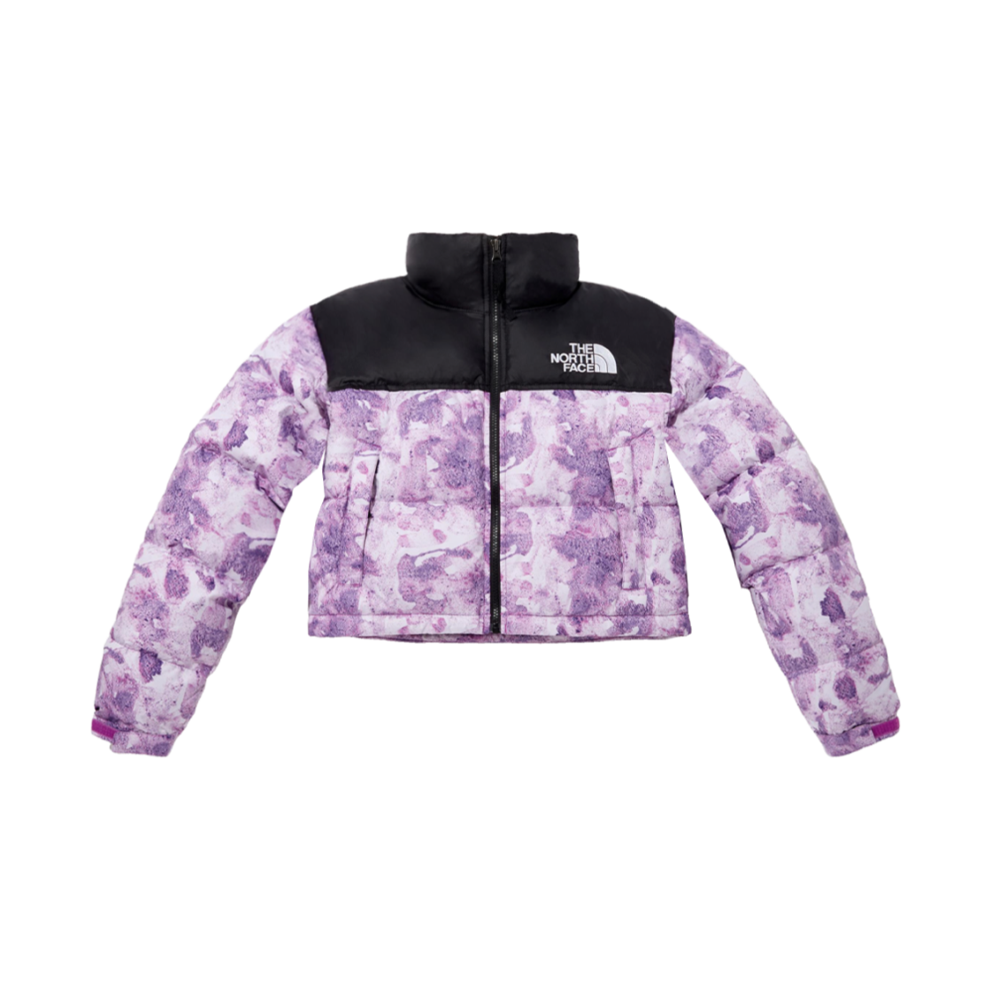 (W) 노스페이스 눕시 숏 자켓 퍼플((W) The North Face Nuptse Short Jacket Purple) - 1