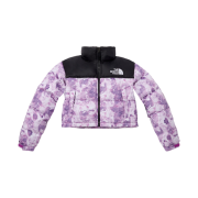 (W) The North Face Nuptse Short Jacket Purple