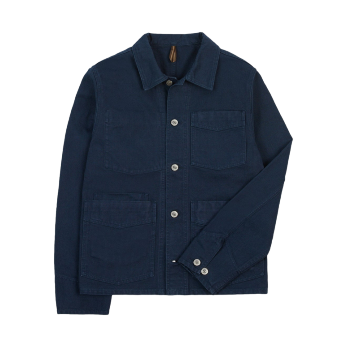 DR2A1B-24860-01-250 Drake's Cotton Canvas Work Jacket Navy