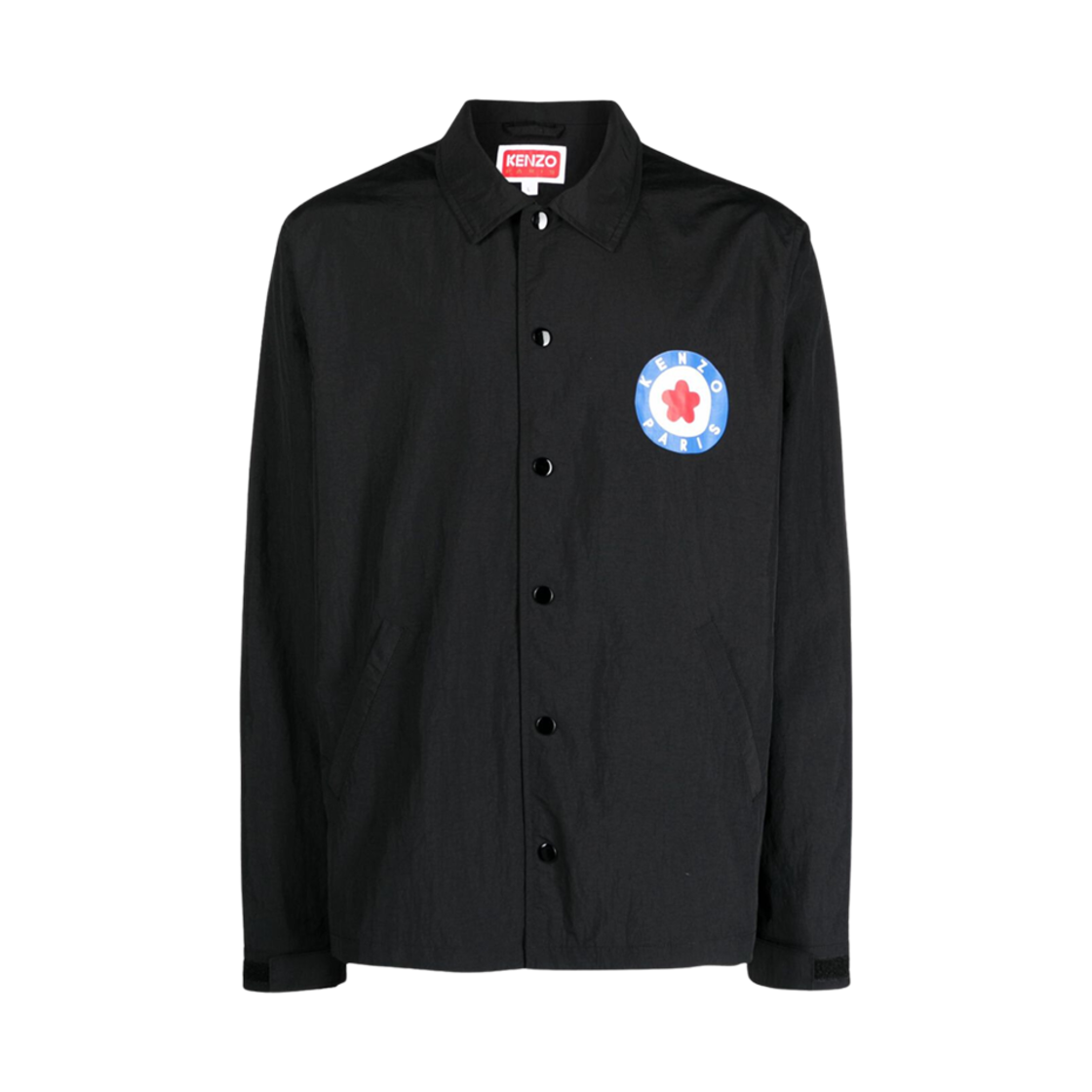 FD65BL0619NG-99 Kenzo Nylon Coach Jacket Black