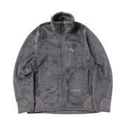 And Wander High Loft Fleece Jacket Dark Gray