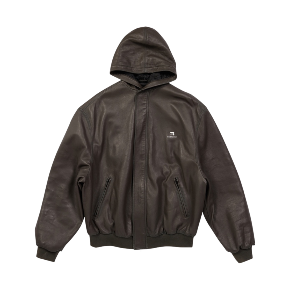 719225TLS012135 Balenciaga Sporty B Taxi Blouson Brown