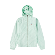 Maison Kitsune Gradient Fox Head Patch Technical Windbreaker Mist Green