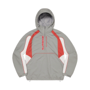 Supreme Paneled Half Zip Pullover Grey - 22FW