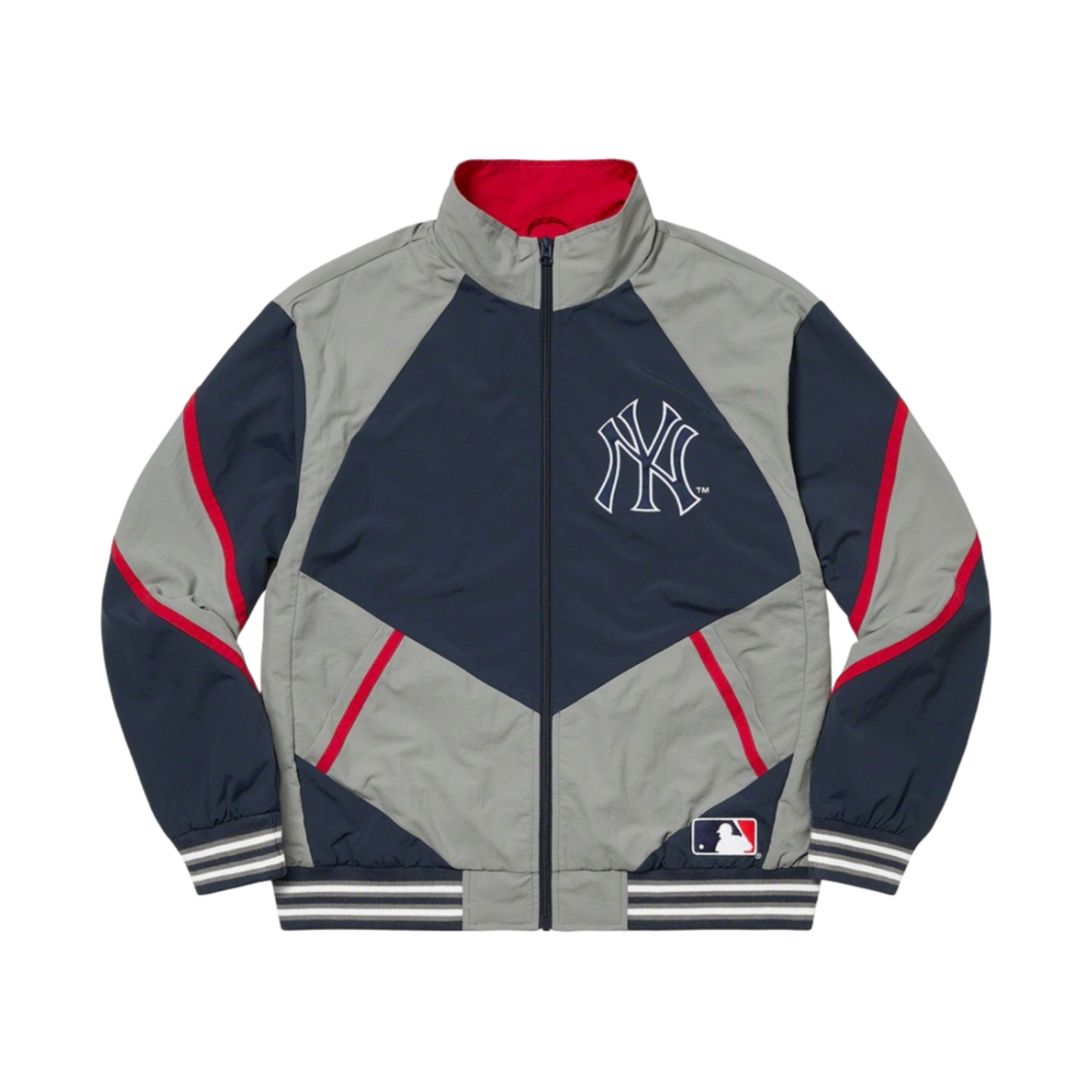 슈프림 x 뉴욕 양키스 트랙 자켓 네이비 - 21FW(Supreme x New York Yankees Track Jacket Navy - 21FW)