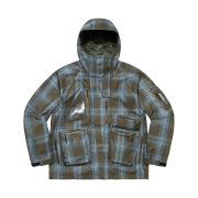 Supreme Gore-Tex Tech Shell Jacket Olive Plaid - 21FW