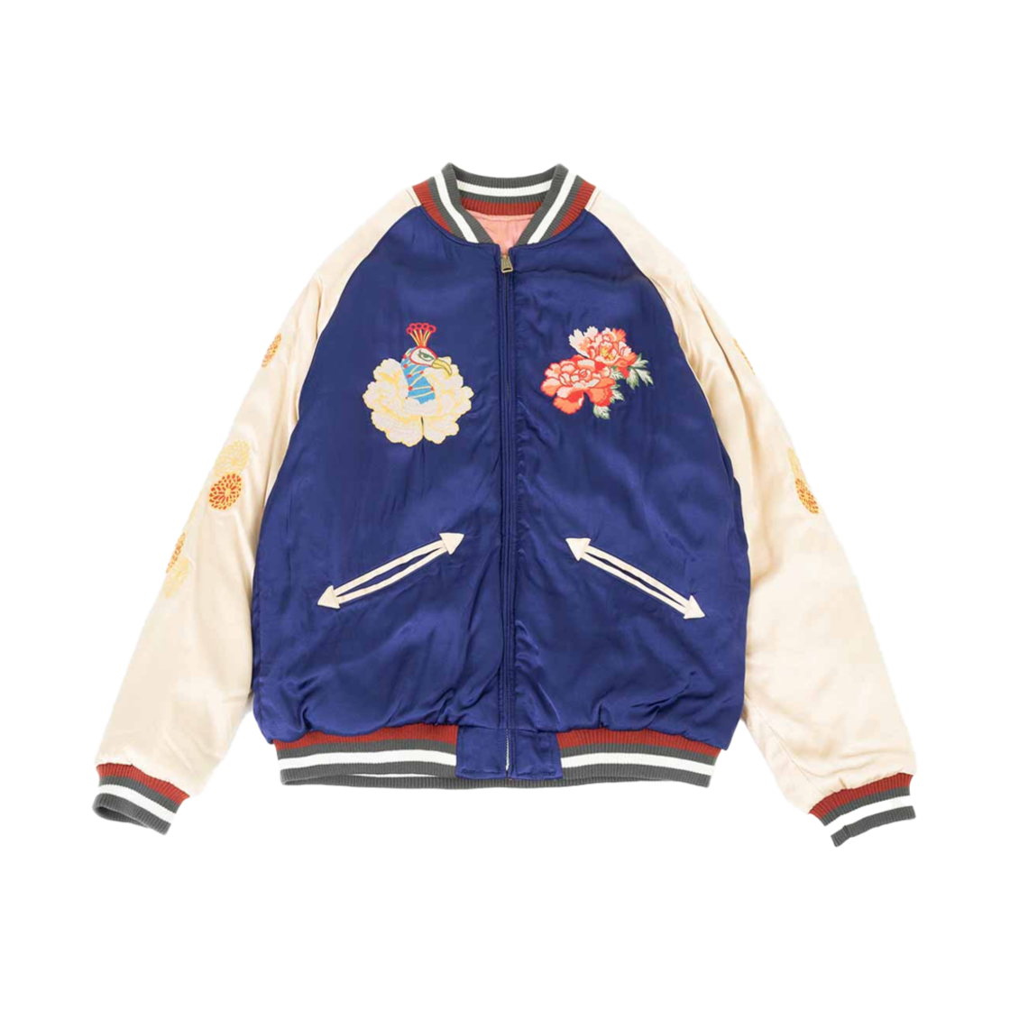 휴스턴 재팬 리버시블 수베니어 자켓 재팬 네이비/핑크 51391NV(Houston Japan Reversible Souvenir Jacket Japan Navy/Pink 51391NV)