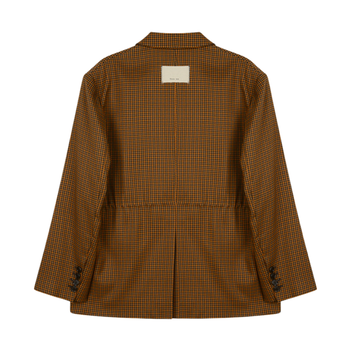 (W) 마뗑킴 건 클럽 체크 자켓 브라운((W) Matin Kim Gun Club Check Jacket Brown) - 2