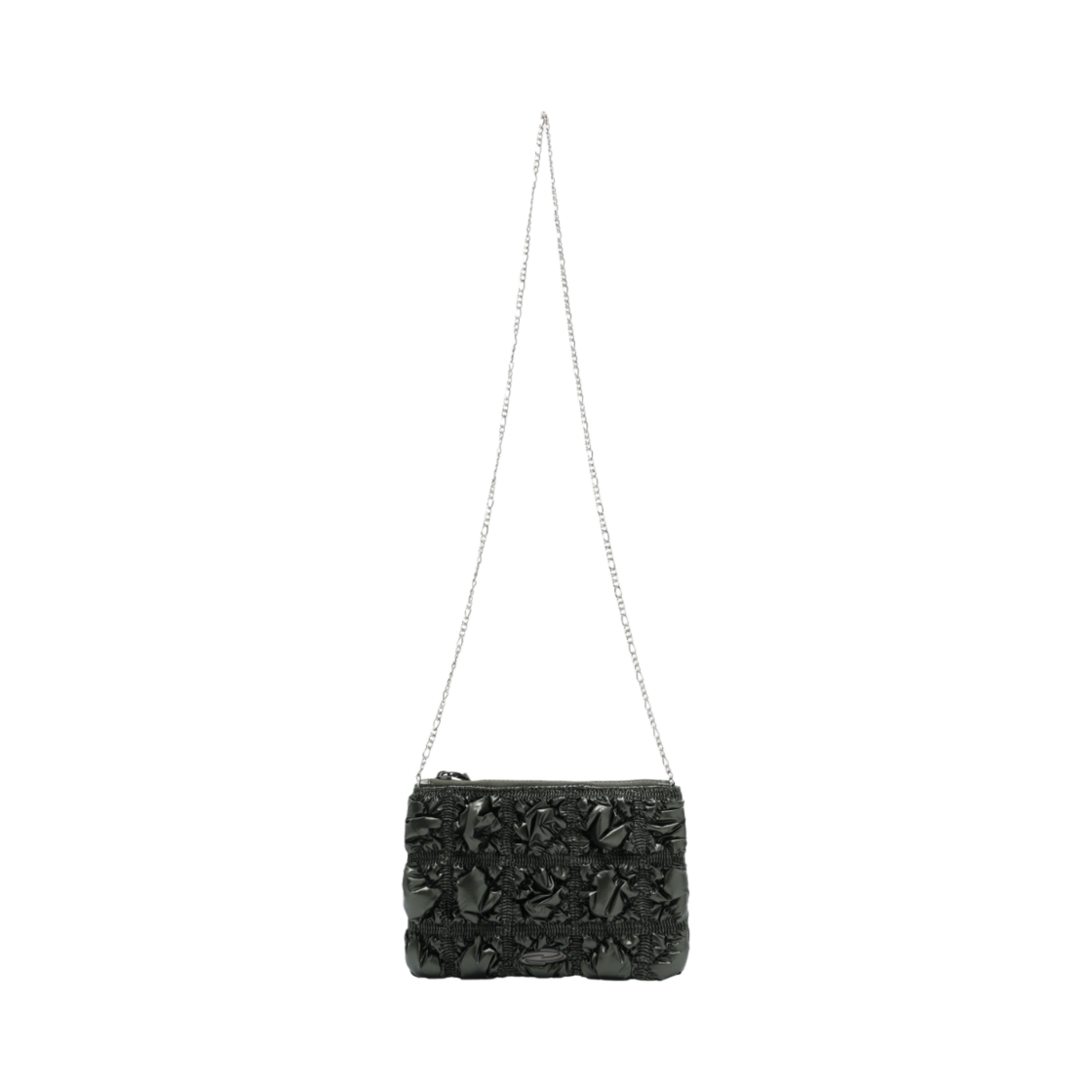 FWSWABA823M Opening Project Glossy Quilting Pouch - Khaki