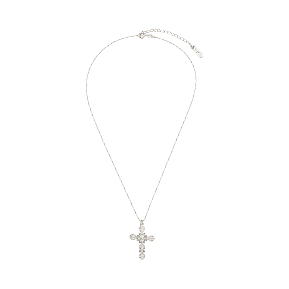 nff380 Nff Silver925 Cross Allure Necklace Silver