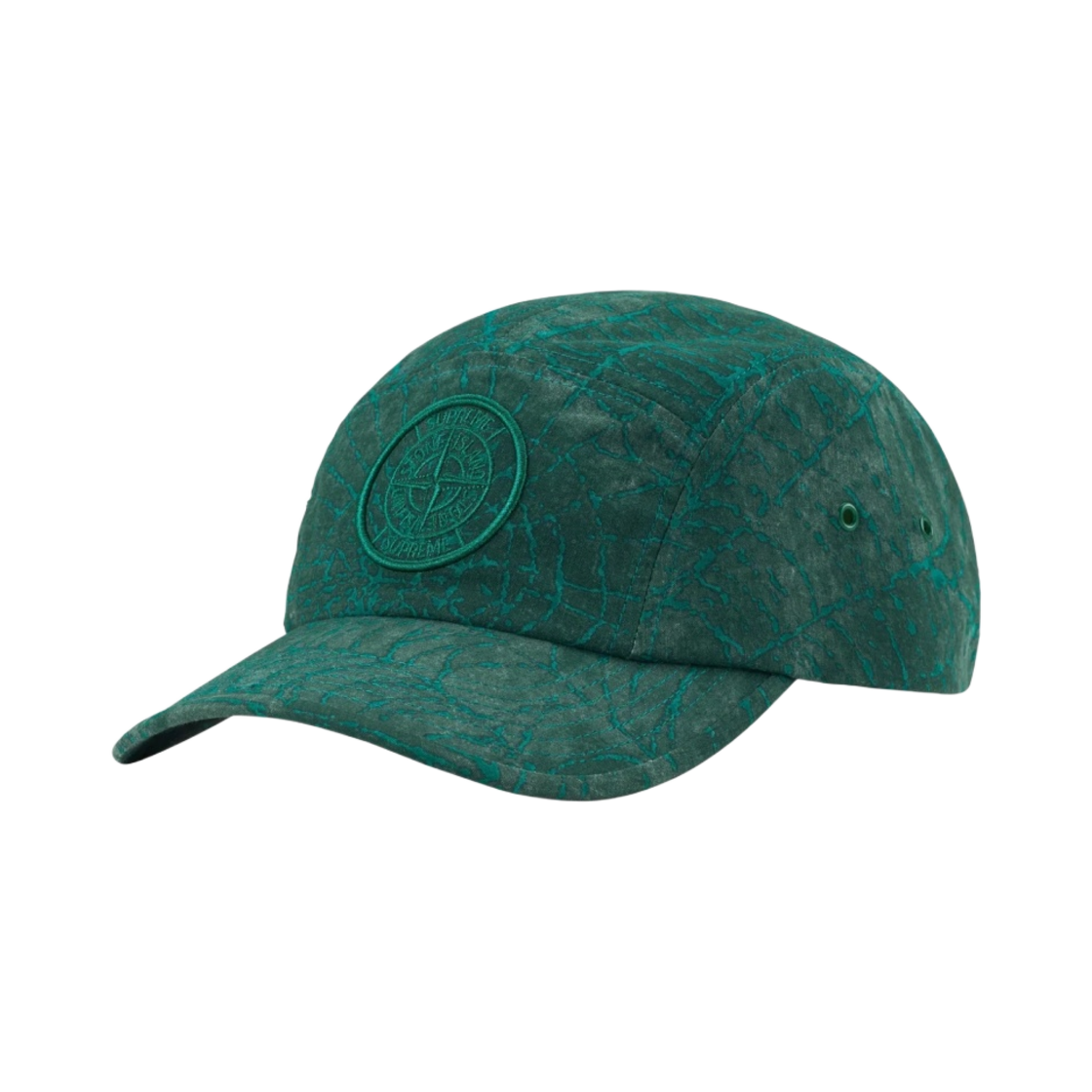 슈프림 x 스톤 아일랜드 캠프캡 다크 그린 - 23FW(Supreme x Stone Island Camp Cap Dark Green - 23FW)