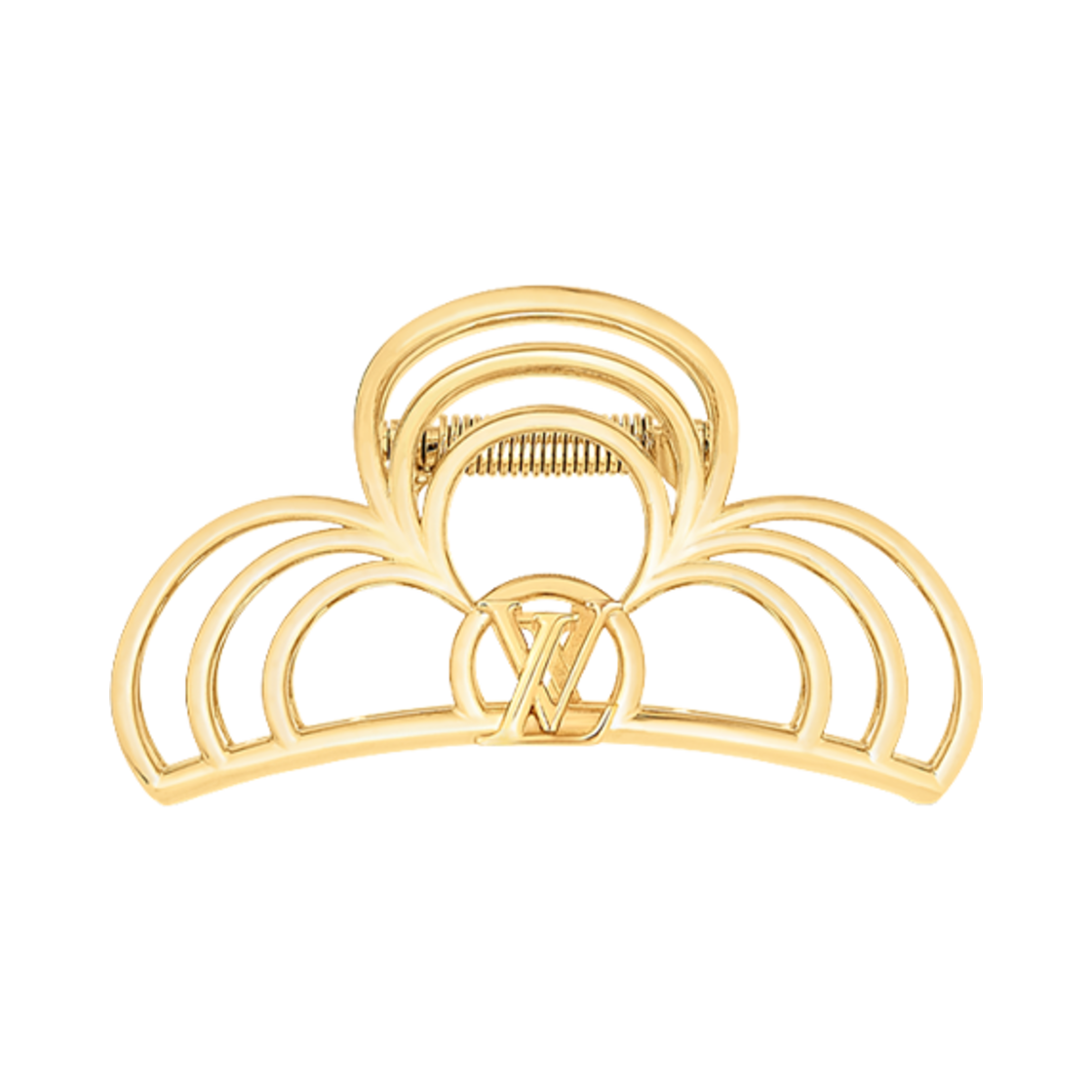 (W) 루이비통 LV 브리즈 헤어 클립 골드((W) Louis Vuitton LV Breeze Hair Clip Gold) - 2