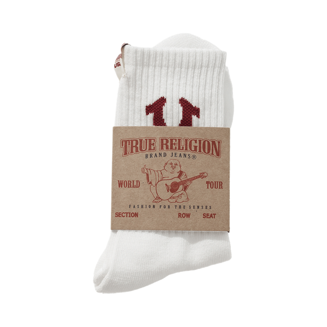 트루릴리젼 TR 심볼 삭스 1피스 화이트(True Religion TR Symbol Socks 1Pcs White) - 1