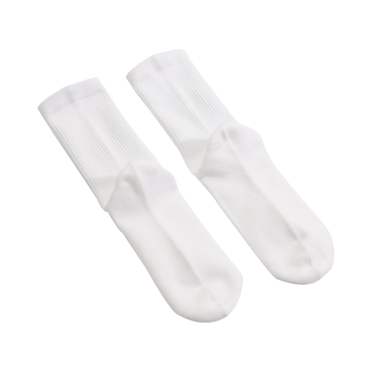 L2F2P0BSCW002AWH LI2 Air Daily Crew Socks White