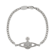 Vivienne Westwood Mini Bas Relief Chain Bracelet Silver