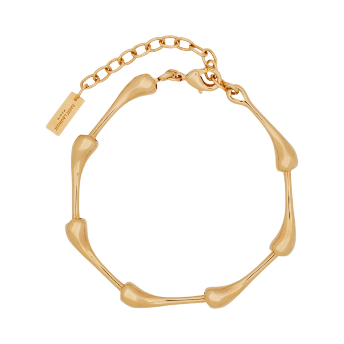 (W) 생로랑 멀티 드롭 브레이슬릿 메탈 골드((W) Saint Laurent Multi Drop Bracelet In Metal Gold) - 1