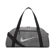 Nike Gym Club Checked Duffel Bag 24L Sail Black