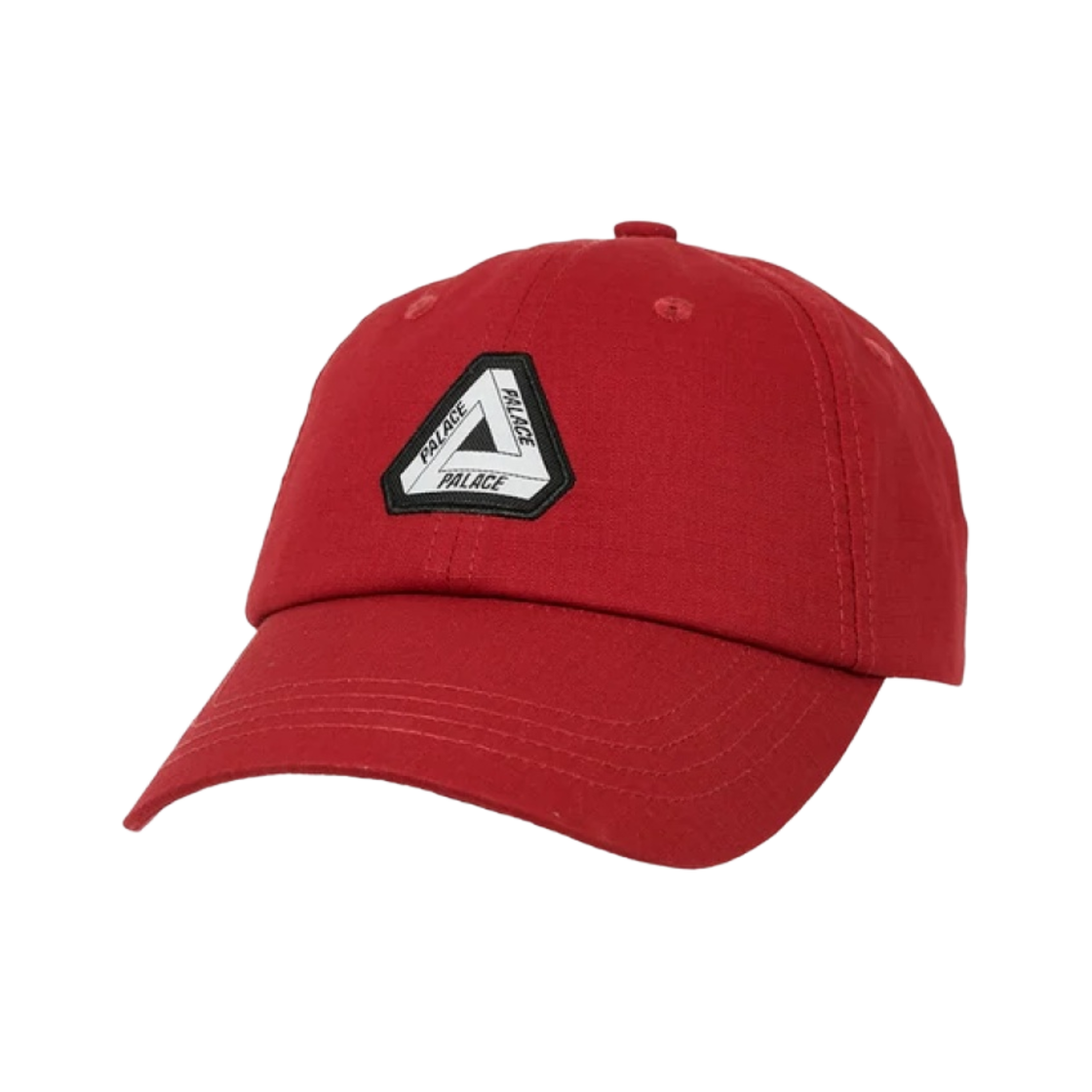 팔라스 트라이퍼그 패치 6-패널 캡 다크 레드 - 22SS(Palace Tri-Ferg Patch 6-Panel Dark Red - 22SS) - 1