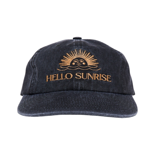 HS41CCA01CP08 Hello Sunrise Washed OG Logo 6Panel Cap_Charcoal(VTG Pink)