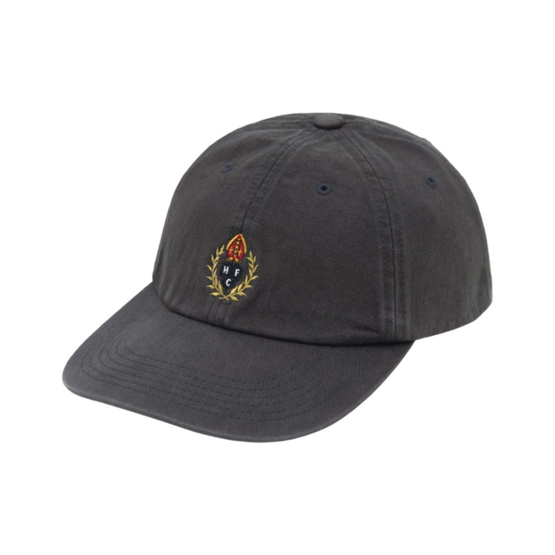 - Heritage Floss Crest Twill Washed Cap Charcoal