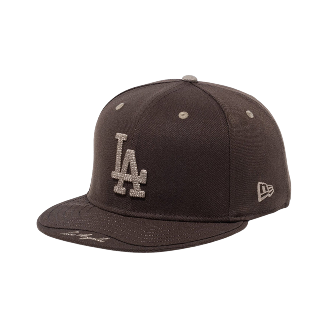 뉴에라 59피프티 St. 밸런타인데이 로스 앤젤레스 다저스 레이어드 바이저 월넛(New Era 59Fifty St. Valentine's Day Los Angeles Dodgers Layered Visor Walnut) - 1