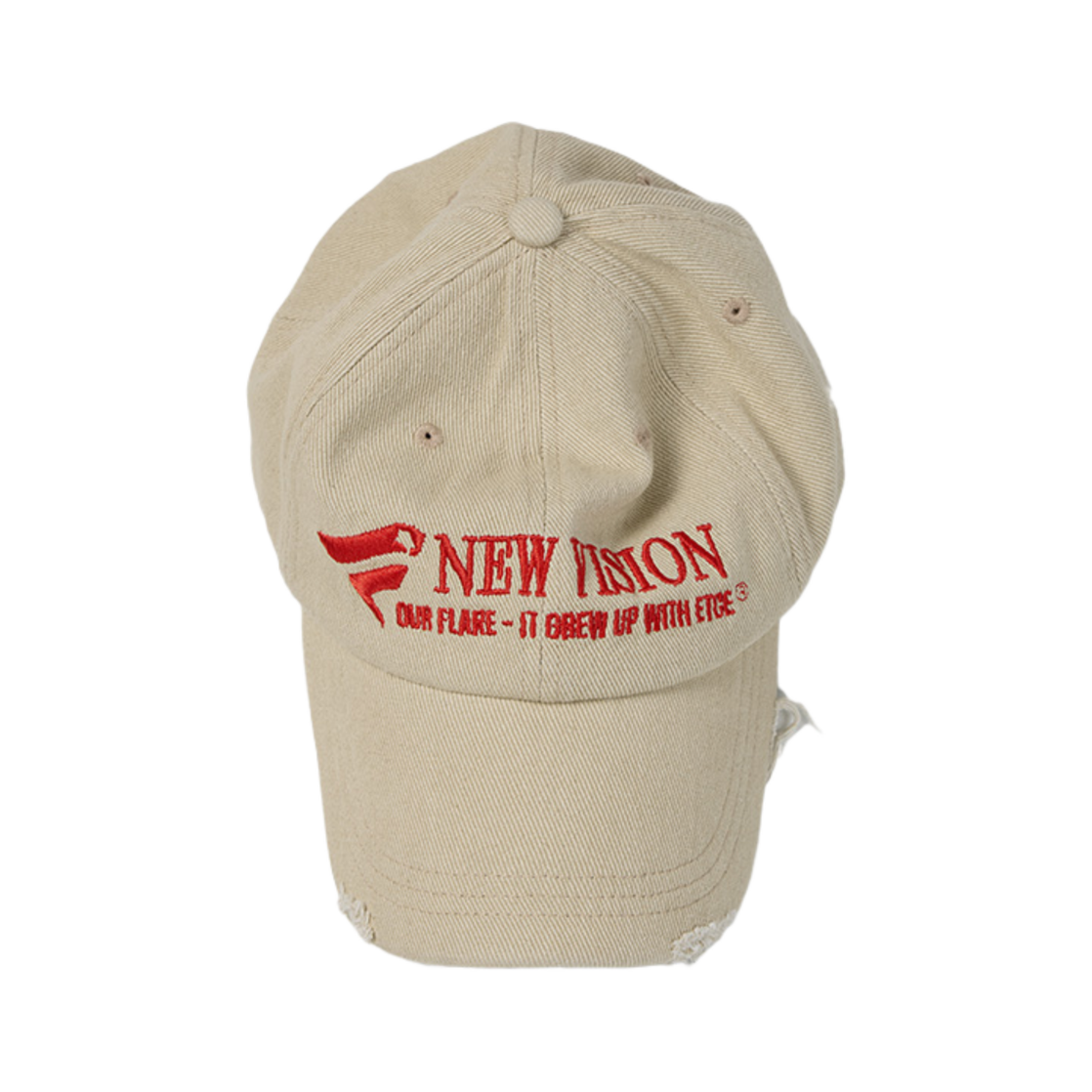 ET2400CA02IV ETCE New Vision Destroyed Washed Cap Ivory