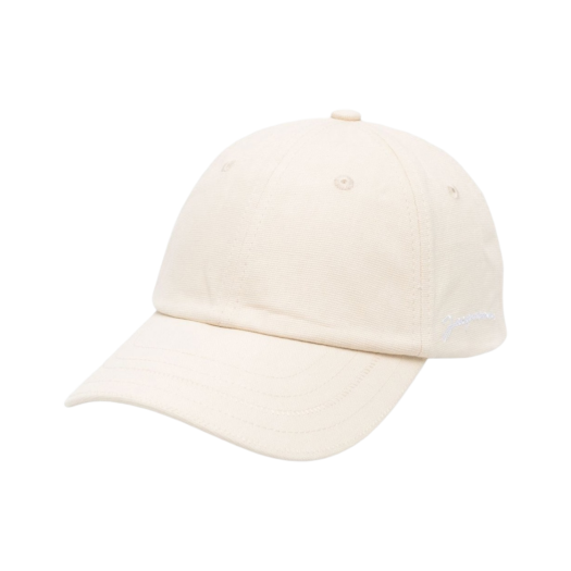 Jacquemus La Casquette Jacquemus Signature Cap Off White