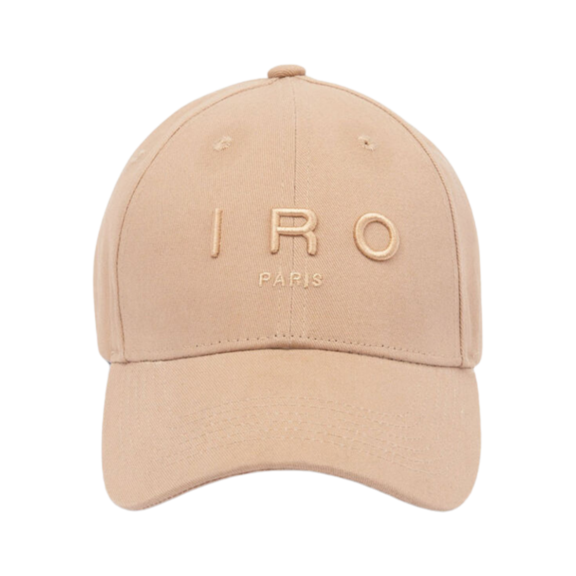 (W) 이로 자수 베이스볼 캡 베이지((W) Iro Embroidered Baseball Cap Beige)
