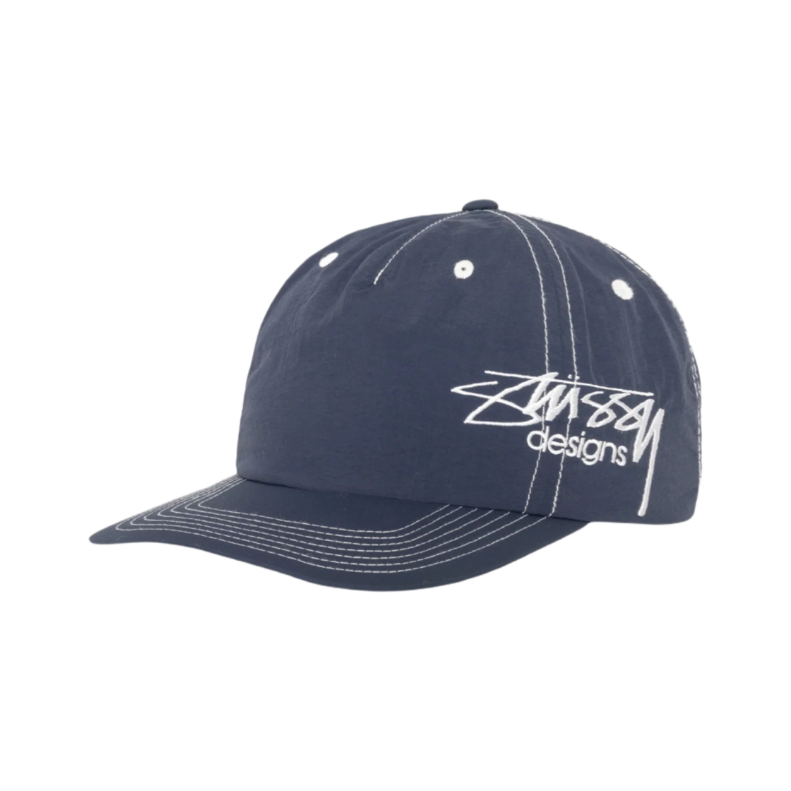 스투시 미드 뎁스 스투시 디자인 스냅백 네이비(Stussy Mid-Depth Stussy Designs Snapback Navy) - 2