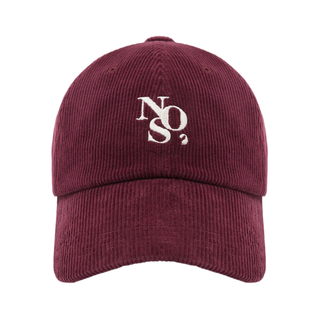 - NOS7 Corduroy Ball Cap Burgundy