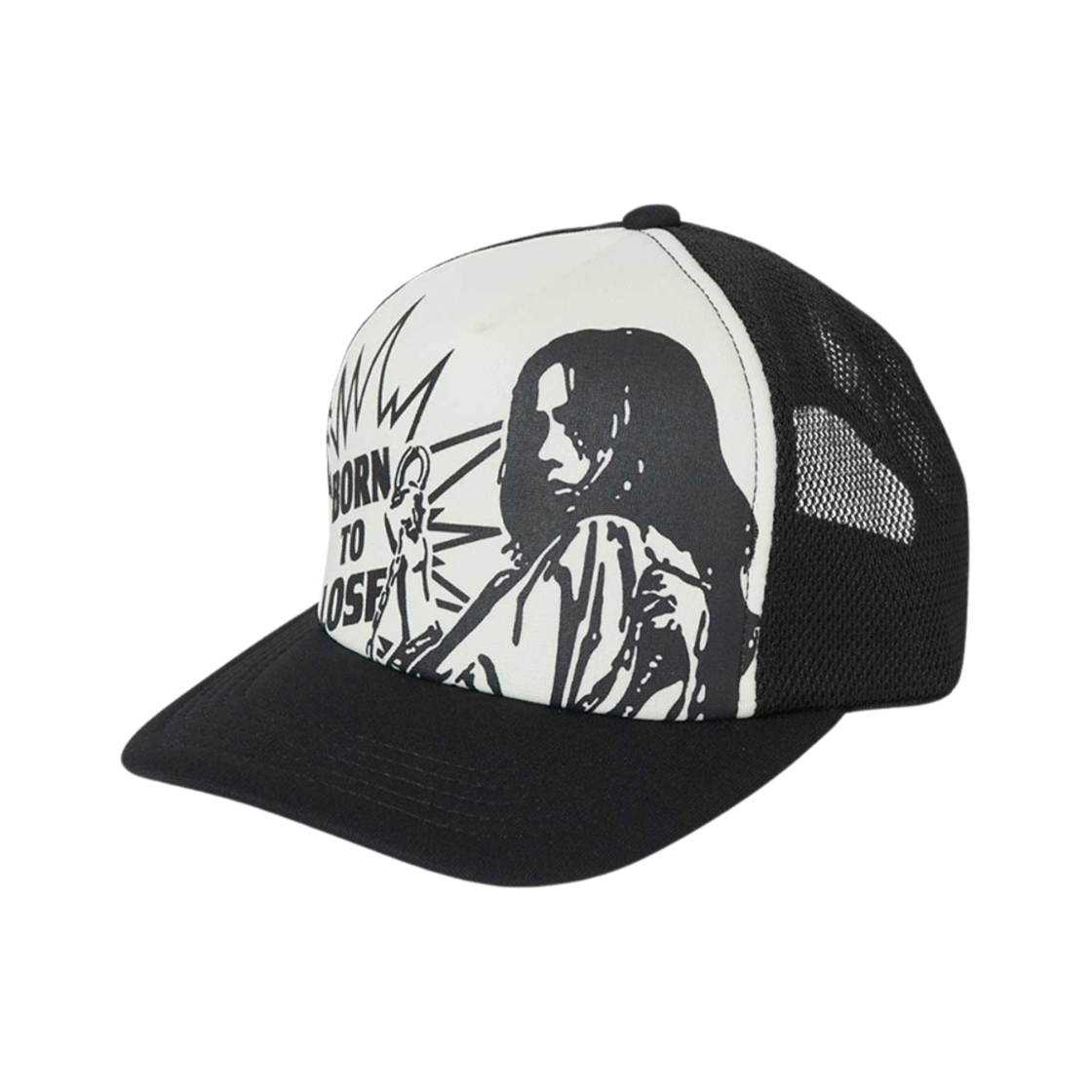 02251QH09 Hysteric Glamour Born To Lose Mesh Cap Black