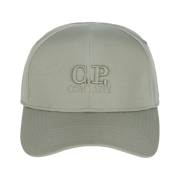 C.P. Company Chrome-R Goggle Cap Silver Sage Brown - 23FW