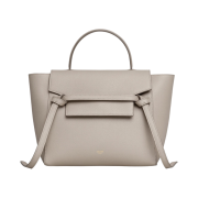 Celine Micro Belt Bag in Grained Calfskin Light Taupe