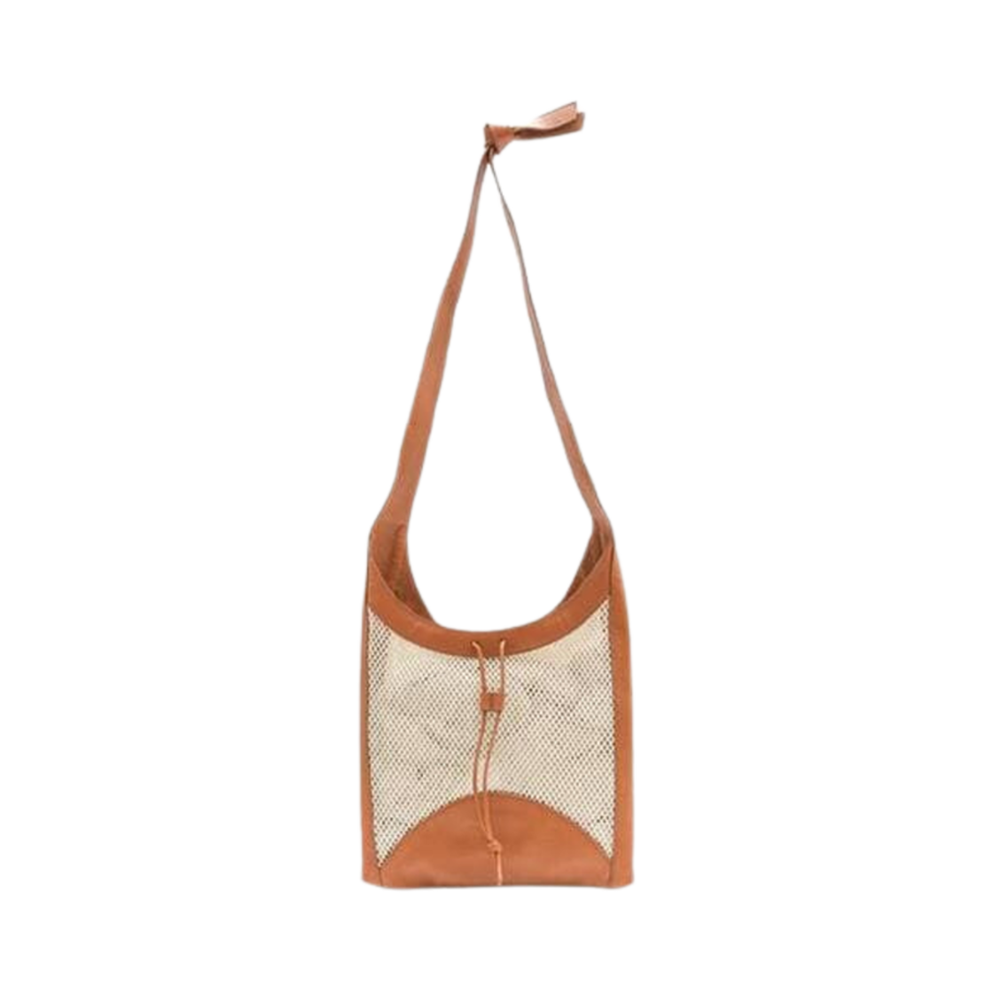 WBR22SANE001 Hereu Salablet Net Bag Beige Tan