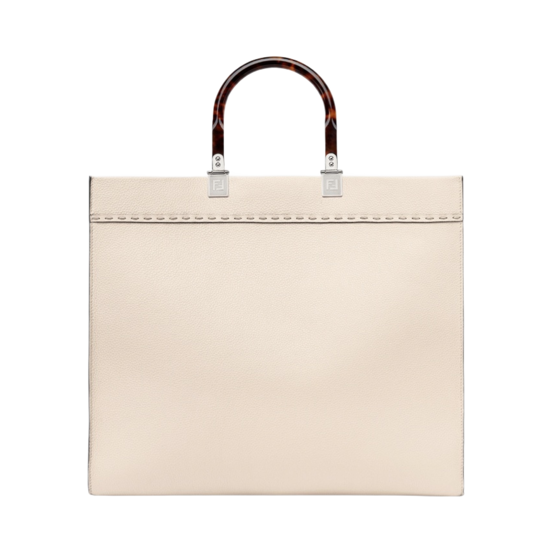 펜디 선샤인 미디움 레더 쇼퍼 페일 핑크(Fendi Sunshine Medium Leather Shopper Pale Pink) - 3