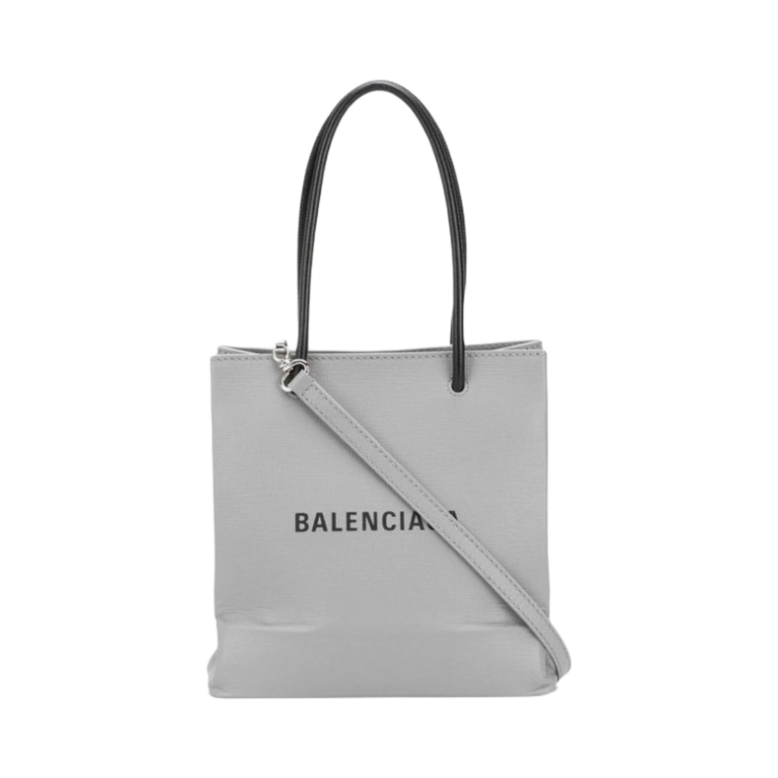 5978580AI2N1160 Balenciaga Shopping XXS North-South Tote Bag Grey
