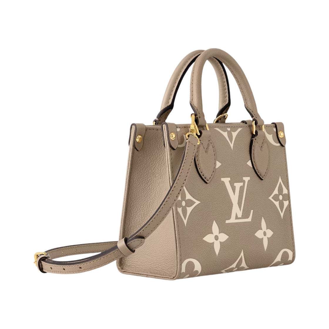 루이비통 온더고 BB 바이컬러 모노그램 앙프렝뜨 레더 도브 그레이 크렘(Louis Vuitton Onthego BB Bicolor Monogram Empreinte Leather Dove Grey Creme) - 2