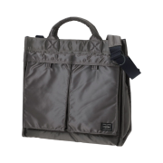 Porter PX Tanker 2Way Vertical Tote Bag L Silver Grey