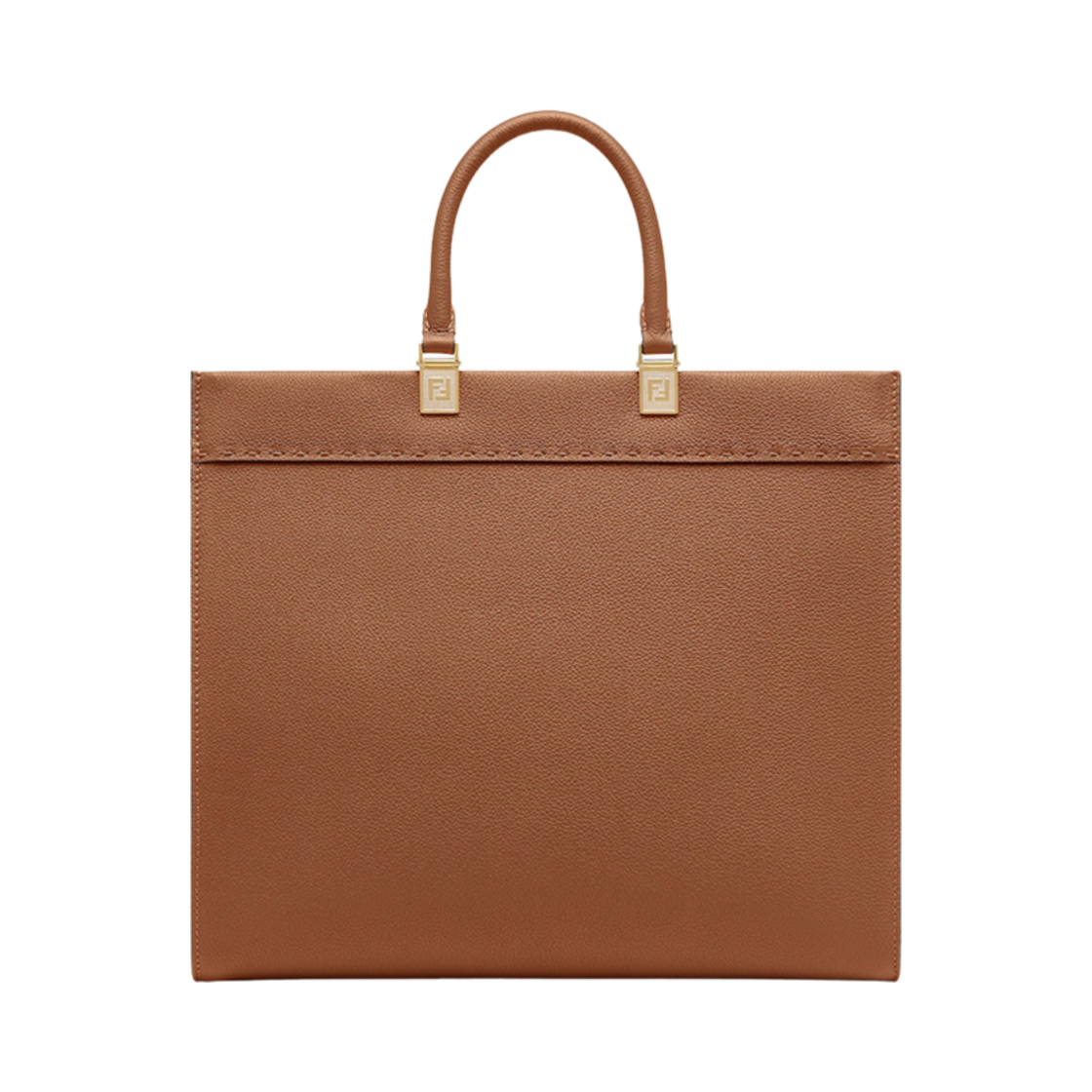 펜디 선샤인 미디움 레더 쇼퍼 브라운(Fendi Sunshine Medium Leather Shopper Brown) - 2
