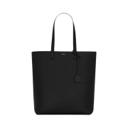 Saint Laurent Grained Leather Bold Shopping Bag Black