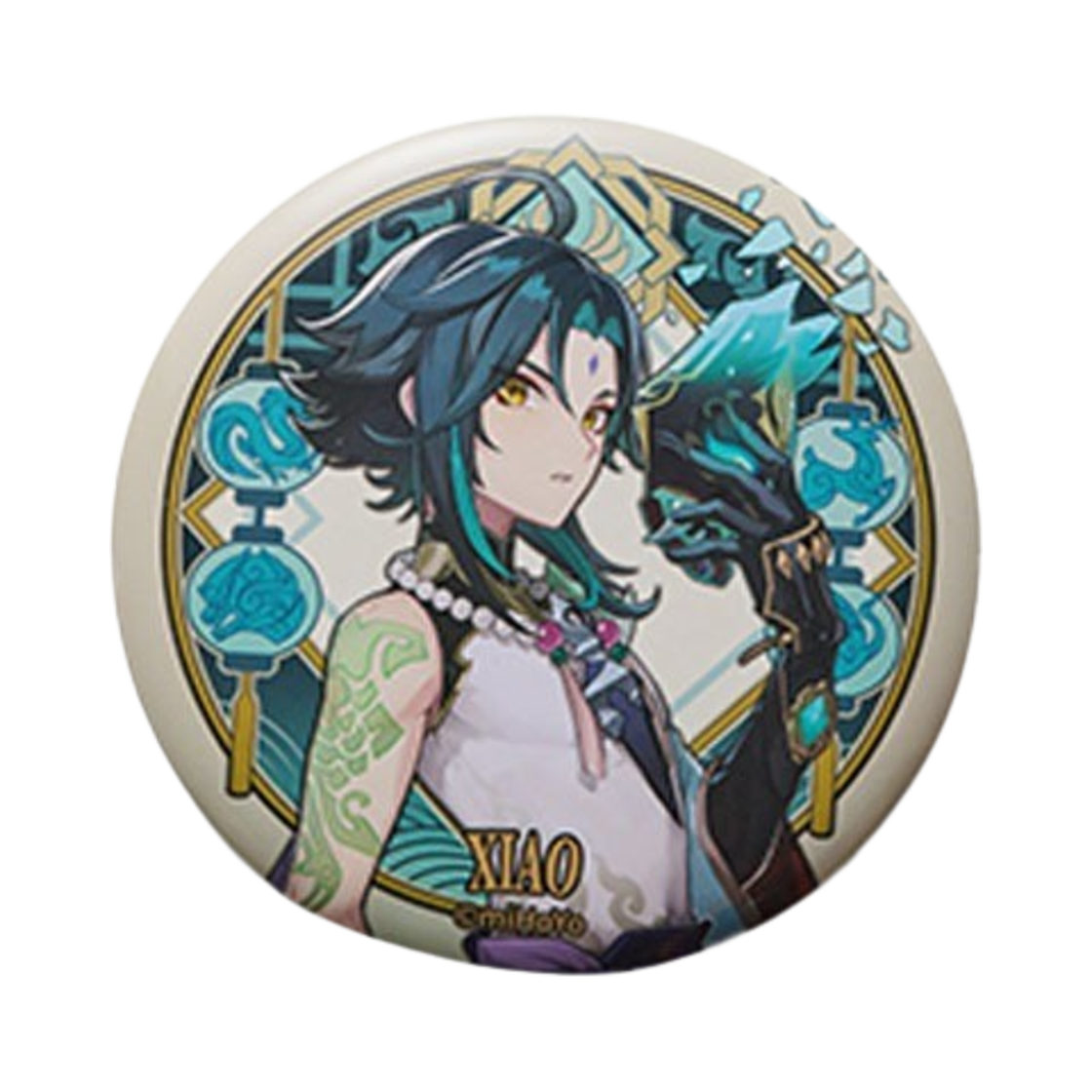 원신 캔뱃지 리월 소(Genshin Badge Liyue Theme Xiao)