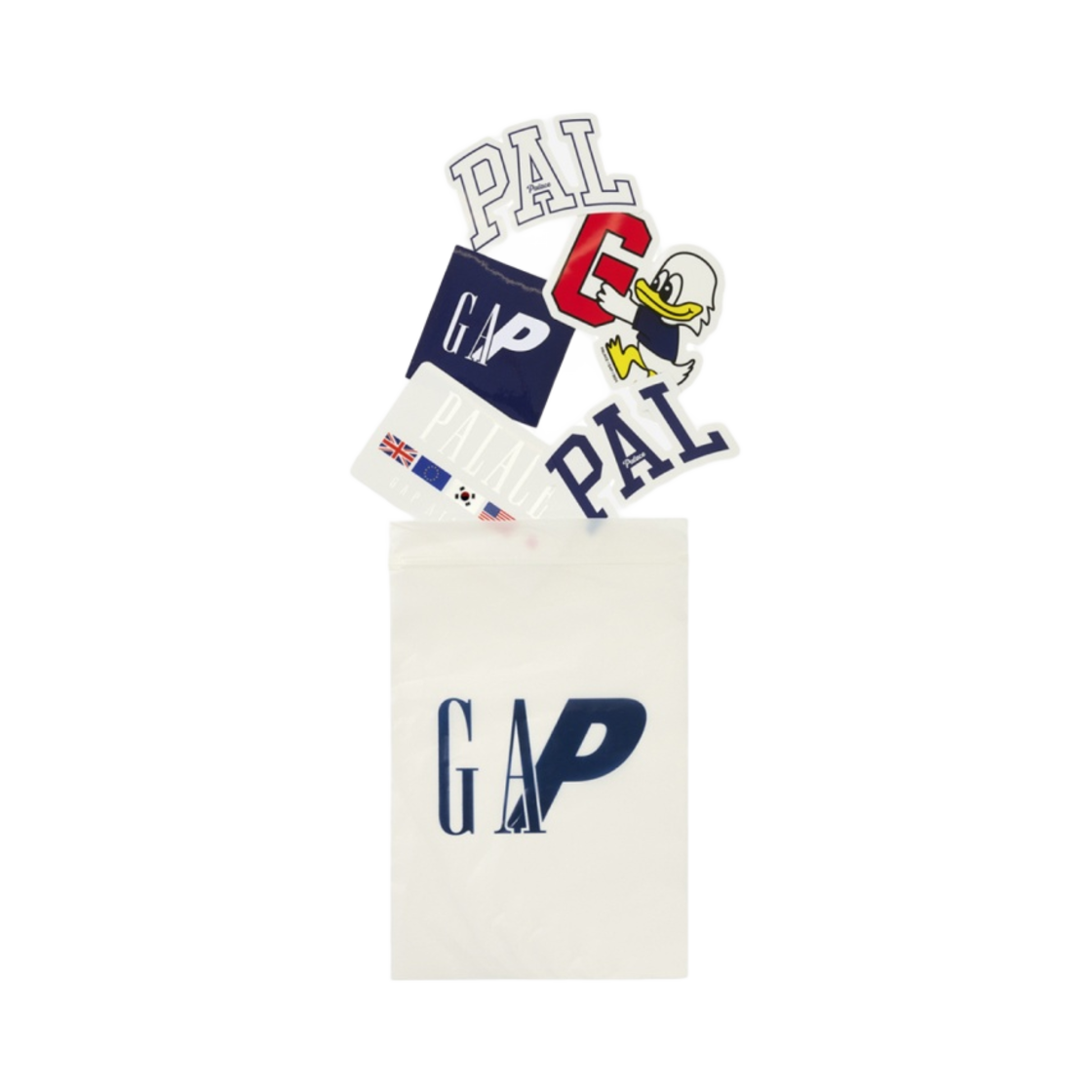 팔라스 x 갭 스티커 팩 멀티 - 24SS(Palace x Gap Sticker Pack Multi - 24SS)