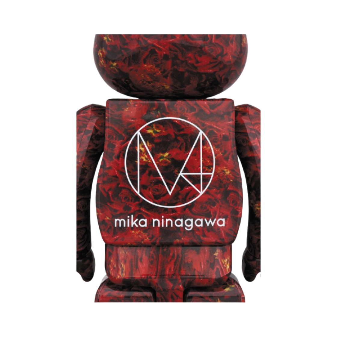 베어브릭 M / 미카 니나가와 레더 로즈 100% & 400% 세트 레드(Bearbrick M / Mika Ninagawa Leather Rose 100% & 400% Set Red) - 4