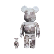 Bearbrick 50th Anniversary Of The Apollo 11 Moon Landing Moon 100% & 400% Set