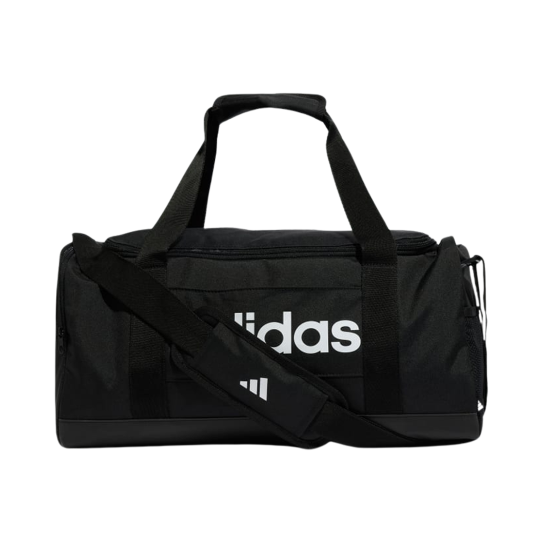 아디다스 리니어 S 더플백 블랙 화이트(Adidas Linear S Duffle Bag Black White)