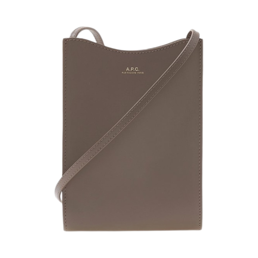 A.P.C. Jamie Neck Pouch Beige Grey